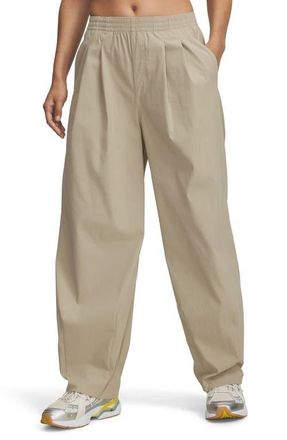 Under Armour Unstoppable Pleated Pants in City Khaki //Black at Nordstrom, Size Xx-Large