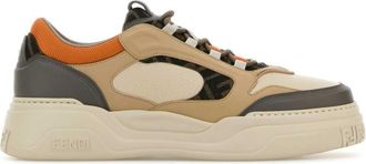 Fendi Multicolor Lace Up Sneakers