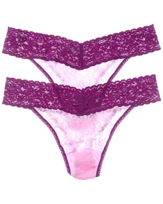 Hanky Panky 2Pk Colorplay Original Rise Thong