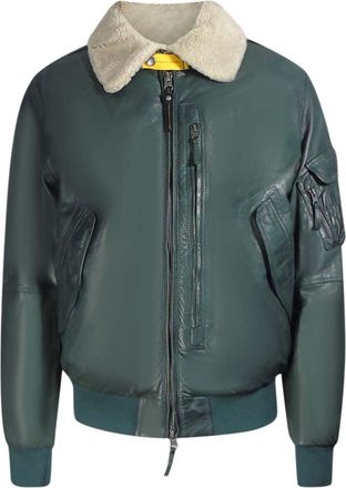 Parajumpers Josh leren groene Gables leren jas