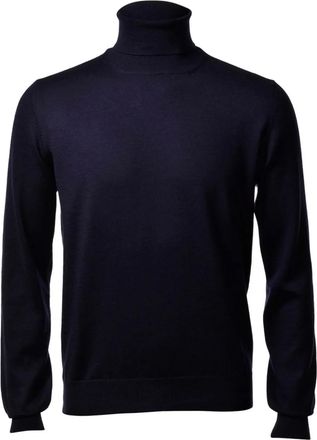 Gran Sasso Maglione in lana a collo alto - Blu