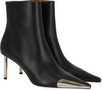 Off-white Off White Womens Black/Silver Boot