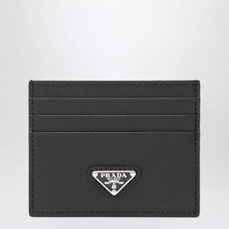 Prada Black Saffiano card holder