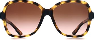 A|X Armani Exchange AX4029S 811713 glanzend havana bruin gradi&euml;nt zonnebril