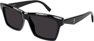 Saint Laurent Sunglasses, unisex, Black, 56 MM, SL M104 Sunglasses