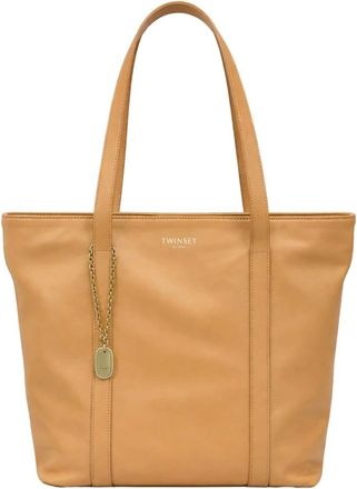 Twinset Tote Bags, female, Brown, Size: ONE SIZE Shopper Bag