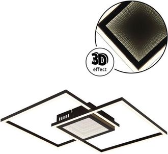 Globo Lighting Plaf&oacute;n - Saunders - Negro - Metal - Led - 48468-32