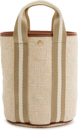 Rue de Verneuil Travers&eacute;e S Summer Tweed Bucket bag - Beige - One Size