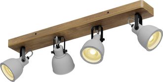 Lindby Lindby Foco mitis En Marr&oacute;n De Madera