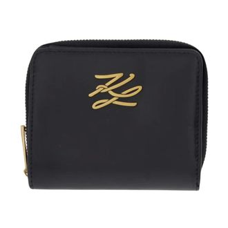 Karl Lagerfeld Dames, Accessoires, Zwart, Maat: ONE Size Leer