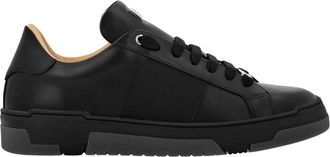 Philipp Plein Lo-Top Sneakers Monogram - unisex - Sneakers - Zwart - 36 EU - Leer - Schoenen