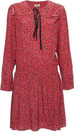 Zadig&Voltaire Abito a fiori Remus Liberty a maniche lunghe - Rosso