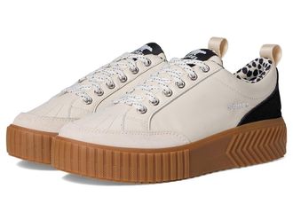 Sorel Ona Ave Low Sneakers Waterproof Womens Shoes Chalk/Black : 10.5 B - Medium, Leather