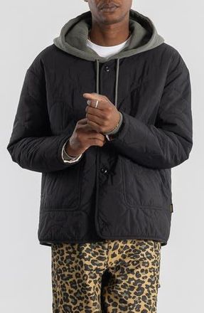 Stan Ray Reversible Quilted Liner Jacket in Black at Nordstrom Rack, Size Xx-Large
