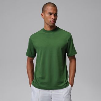 Nike Jordan Mens Jordan Sport Dri-FIT Mock-Neck Golf Top in Green | IB2831-335