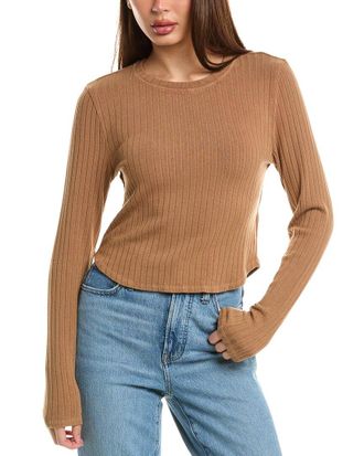 Bella Dahl Crop Crewneck Top