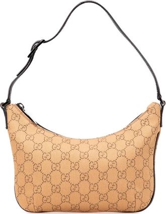 Gucci 2000-2015 GG Canvas schoudertas - Bruin