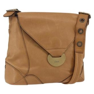 Chlo&eacute; Pre-owned Cross Body Bags, female, Beige, Size: ONE SIZE Pre-owned Shoulder Bag