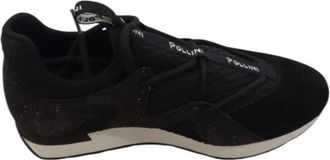 Pollini Slip On Sneaker - Heren - Sneakers - Zwart - 40 EU - Su&egrave;de - Schoenen