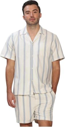 Les Deux Heren, Overhemden, Beige, Maat: M