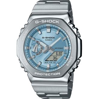 Casio G-shock Heren Zilveren Horloge GM-2110D-2AER