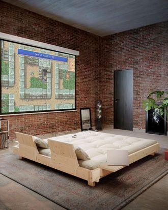 Karup Design Bettgestell »Social Bed, ohne Matratze, FSC-zertifiziertes Massivholz« wahlweise mit oder ohne verstellbares Zubehör, Bett in mehreren Grössen