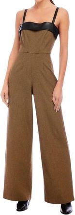 Fifteen Twenty Paloma Jumpsuit In Houndstooth