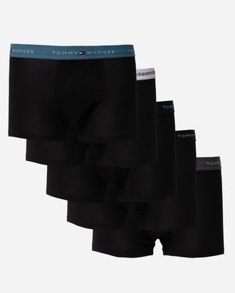 Tommy Hilfiger Mens Trunks in Black Cotton - Size X-Large