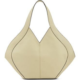 Behno Safra Pebble Leather Tote in Mojave at Nordstrom