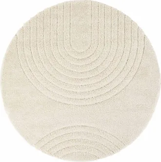 Un amour de tapis Alfombra redonda 160 x 160 cm, forma redonda, patr&oacute;n redondo, color