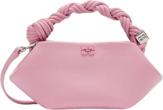 Ganni Pink Bou Mini Crossbody Bag