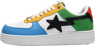 Generic Couple Casual whiteboard Shoes Fashionable Versatile Comfortable Shock Absorbing Outdoor Casual Sneakers (Blue,7.5)