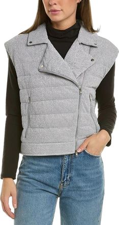 Herno Nylon-Blend Quilted Vest - Gray