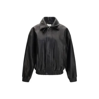 Magda Butrym Lambskin Leather Womens Jacket