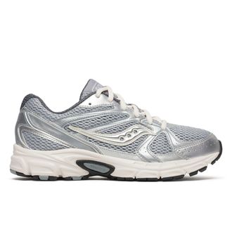 Saucony Ride Millenium Silver/Cream Trainers - UK 4