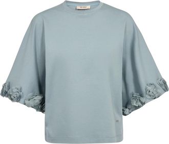 Mos Mosh Camiseta - Tops - Mujer - Azul - S