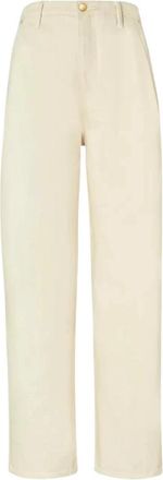 Tory Burch Perry Hang-Up Bag - Dames - Straight fit broeken - Beige - W26 - Leer - Broeken