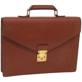 Louis Vuitton Pre-owned Epi Leather Briefcase - - Pre-owned - Donna - Marrone - ONE SIZE