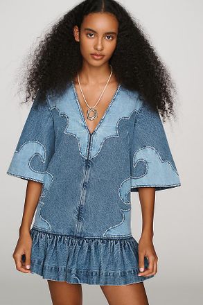 Alemais Jesse Denim Mini Dress