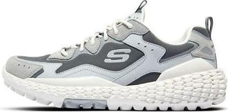 Skechers Monster Marathon Running Sneakers White Grey 894280-GRY