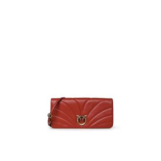 Pinko Pinko, Dames, Tassen, Rood, Maat: ONE Size Leer