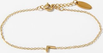 Simons Womens Alphabet character chain bracelet