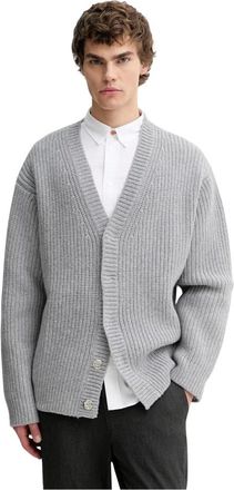Nanushka Varten Cardigan - Heren - Vesten - Grijs - L - Wol - Truien & Vesten