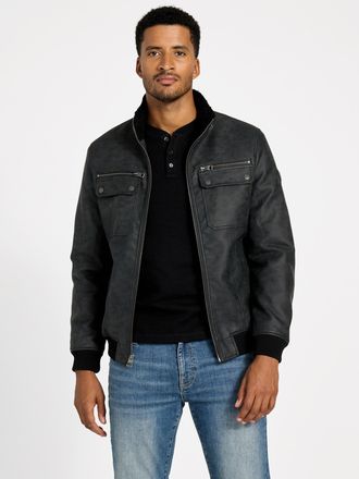Guess Callen Faux-Leather Jacket