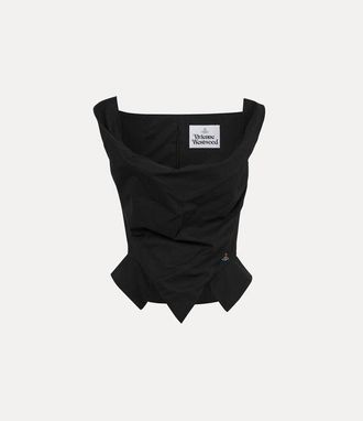 Vivienne Westwood Sunday Top Compact Poplin Black 38 Women