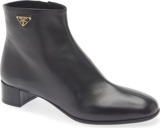 Prada Ankle Boot in Nero at Nordstrom, Size 39.5