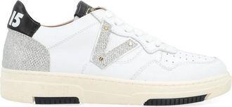 Via Roma 15 Stijlvolle Sneakers - Dames - Sneakers - Wit - 38 EU - Leer - Schoenen