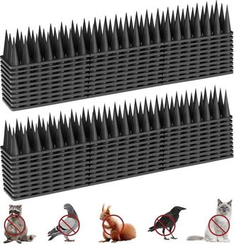 OEM Pinchos Antipalomas De 5,7 M, Antipalomas Para Balcones, Pinchos Antipalomas De Pl&aacute;stico, Disuasivo Para Palomas, Cuervos, Gatos, Gorriones, Etc. (20 