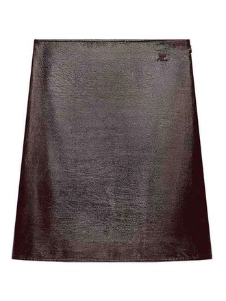 Courr&egrave;ges Vinyl Skirt
