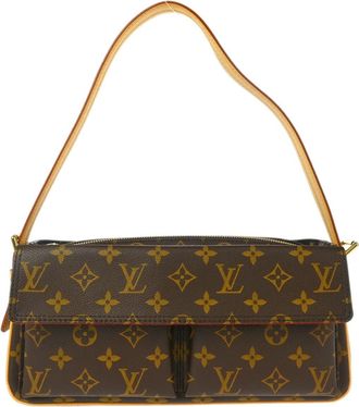 Louis Vuitton Viva Cite Handbag Monogram Canvas Brown Canvas Handbag (Pre-Owned)